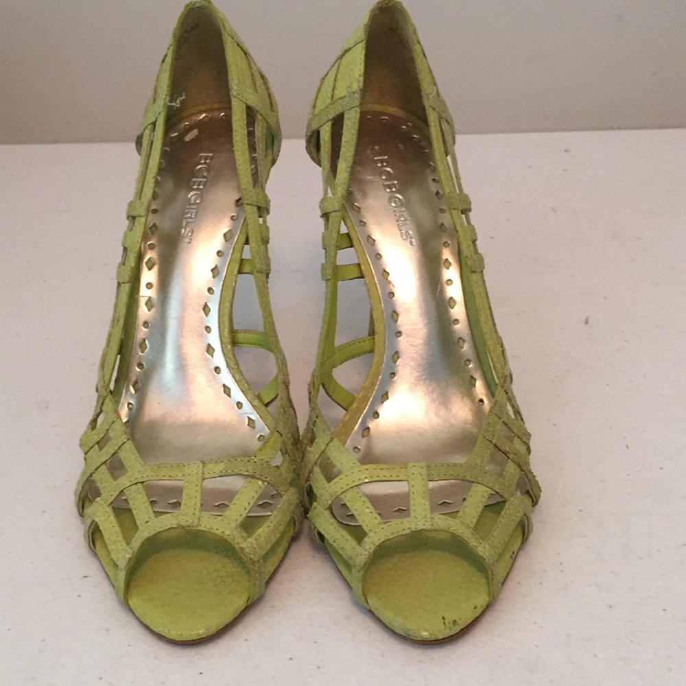 BCBGirls cage peep toe shoes - Picture 2 of 7